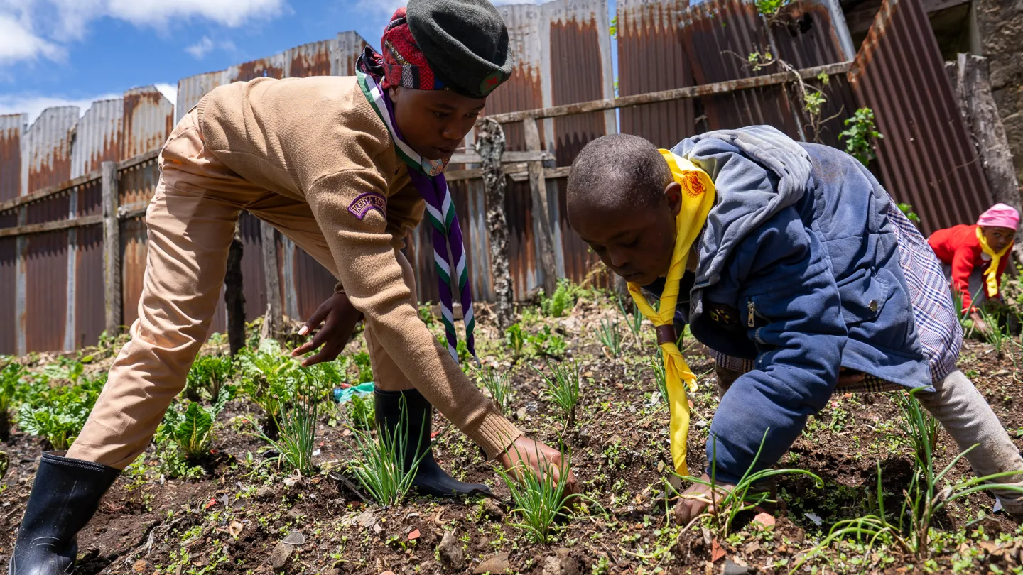 세계스카우트연맹, 케냐 ‘푸드 포 라이프(Food for Life)’ 프로젝트로 포용·식량안보·청소년 역량 강화